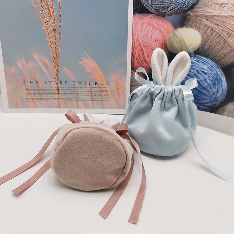 Easter Bunny Velvet Basket - Image 8