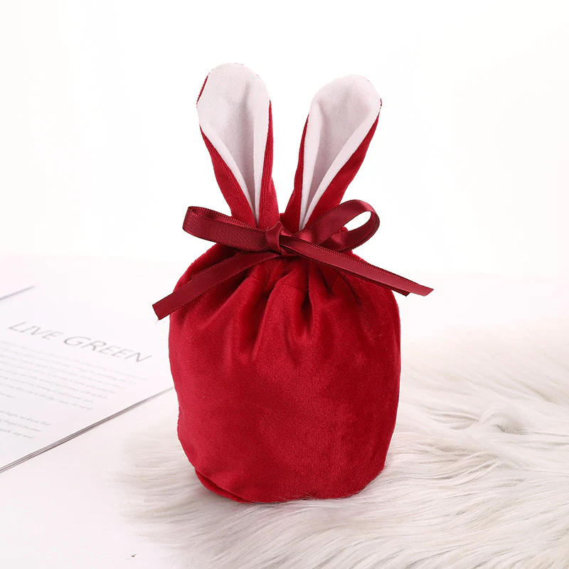 Easter Bunny Velvet Basket - Image 9