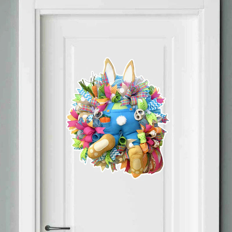 Easter Bunny Wreath Sticker - Image 10
