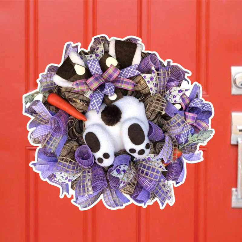 Easter Bunny Wreath Sticker - Image 12