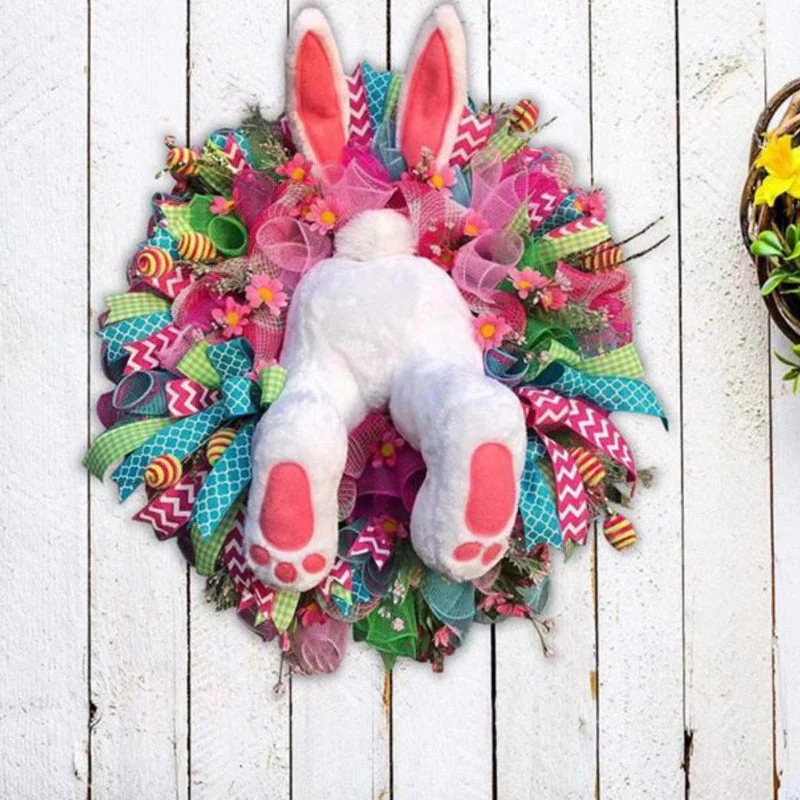 Easter Bunny Wreath Sticker - Image 13