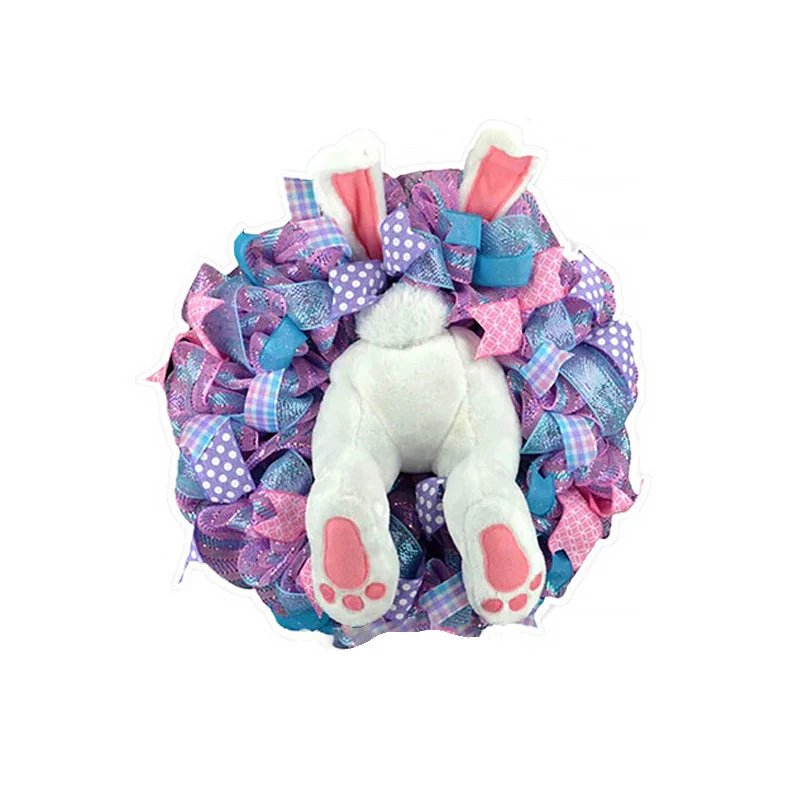 Easter Bunny Wreath Sticker - Image 15