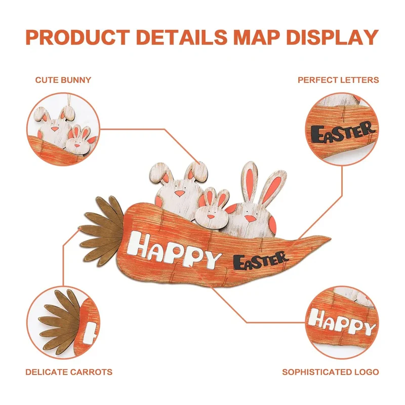 Easter Happy Sign Decoration - Image 7