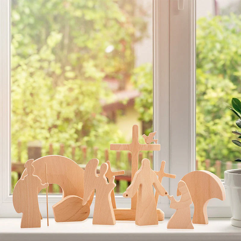 Easter Scene Wooden Decoration - Image 4