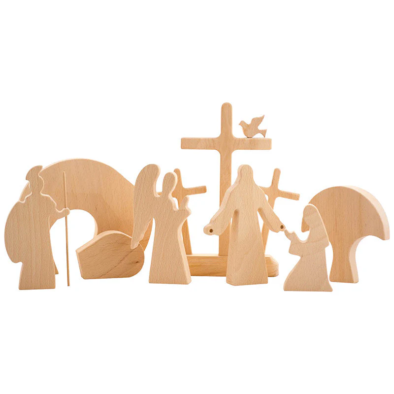 Easter Scene Wooden Decoration - Image 8