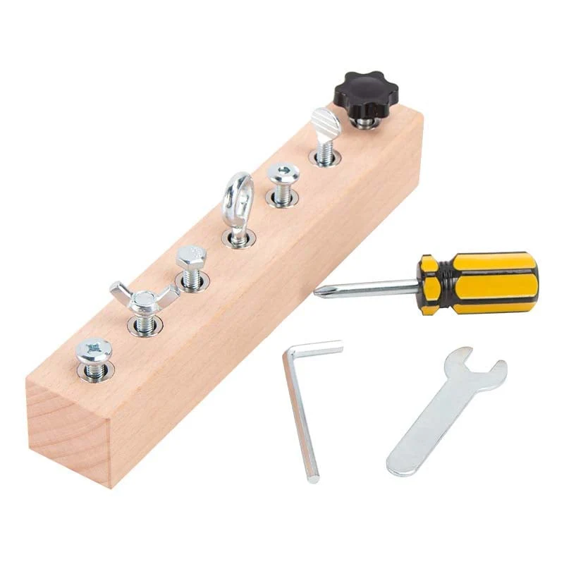 Educational Screw-Tightening Busy Board - Image 13