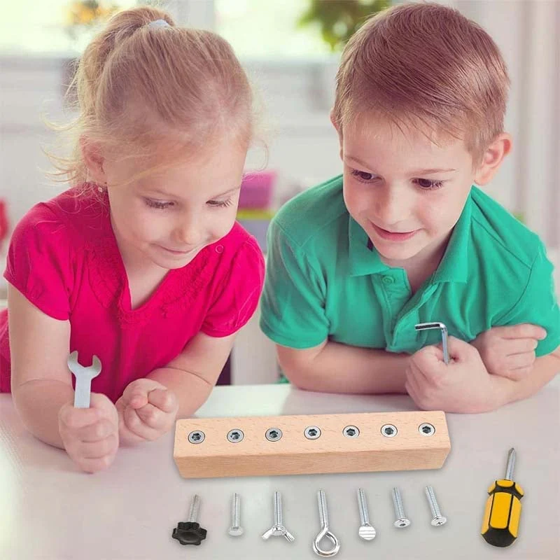 Educational Screw-Tightening Busy Board - Image 2
