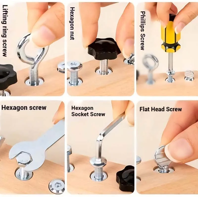 Educational Screw-Tightening Busy Board - Image 6