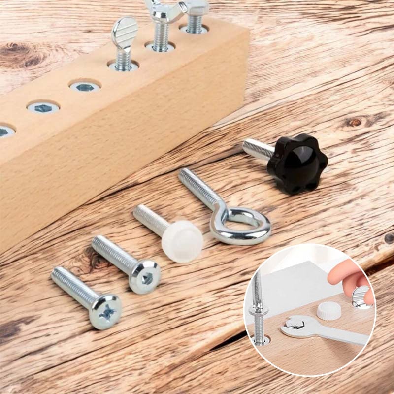 Educational Screw-Tightening Busy Board - Image 7
