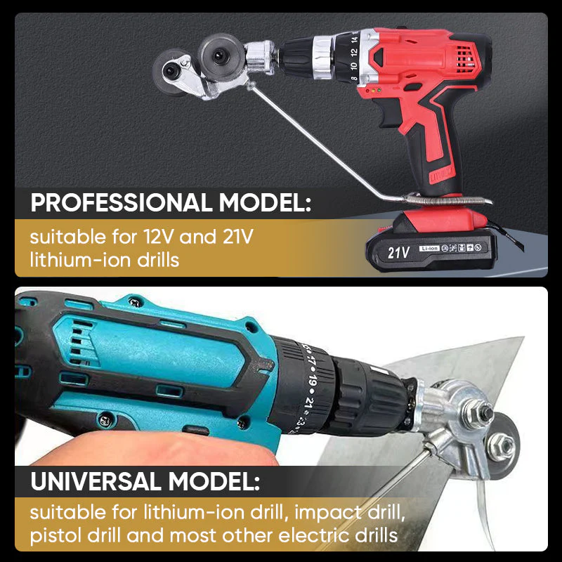 Electric Drill Metal Shears Cutter Nibbler - Image 6
