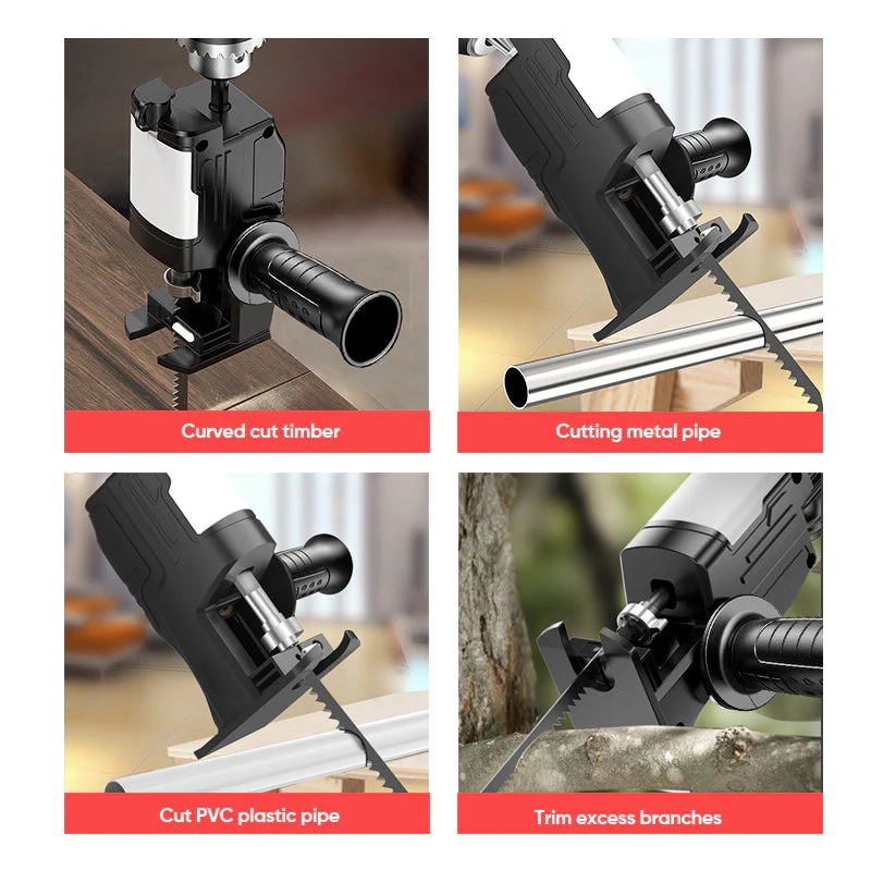 Electric Drill to Reciprocating Saw Adapter - Image 2