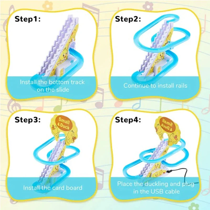 Electric Duck Slide Track With Lights And Music - Image 9