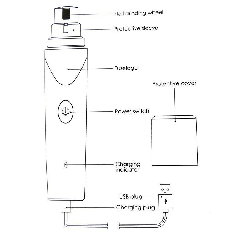 Electric Pet Nail Grinder - Image 4