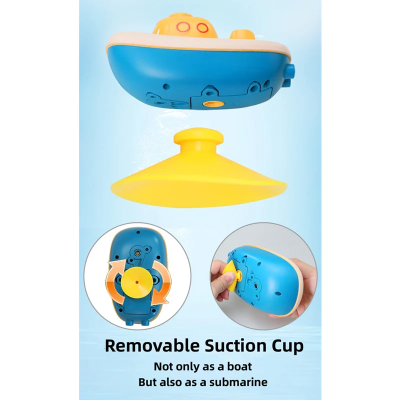 Electric Submarine Boat Shower Baby Bath Toys - Image 14
