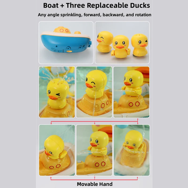 Electric Submarine Boat Shower Baby Bath Toys - Image 9