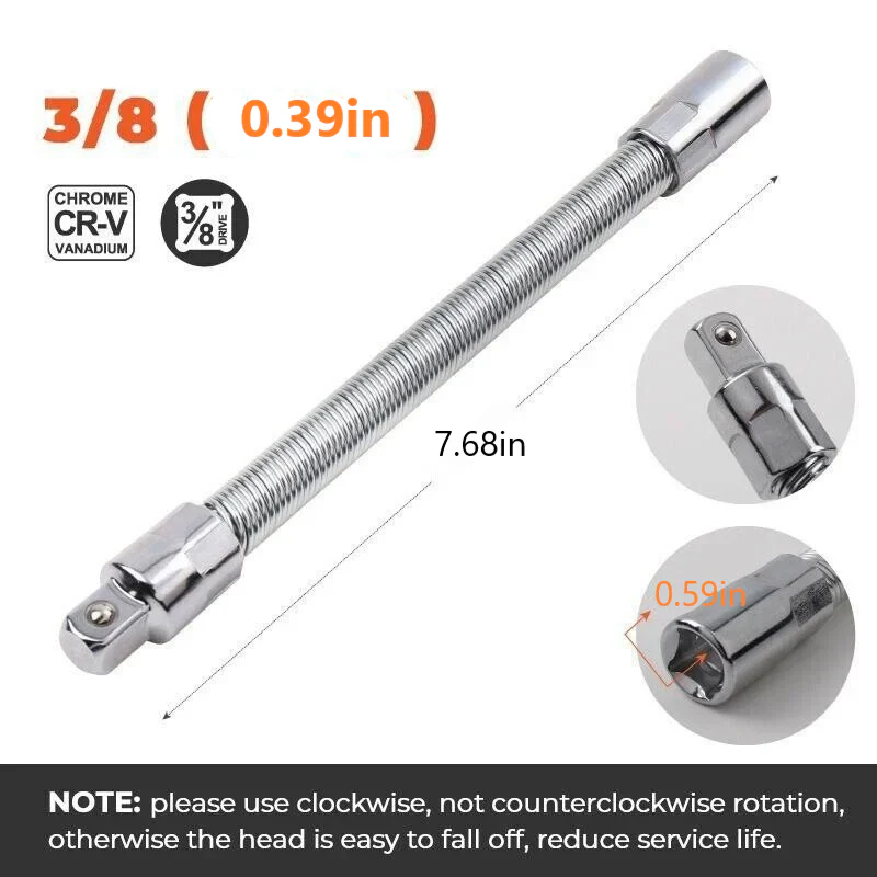 Electric Wrench Socket Universal Extension Rrod - Image 6