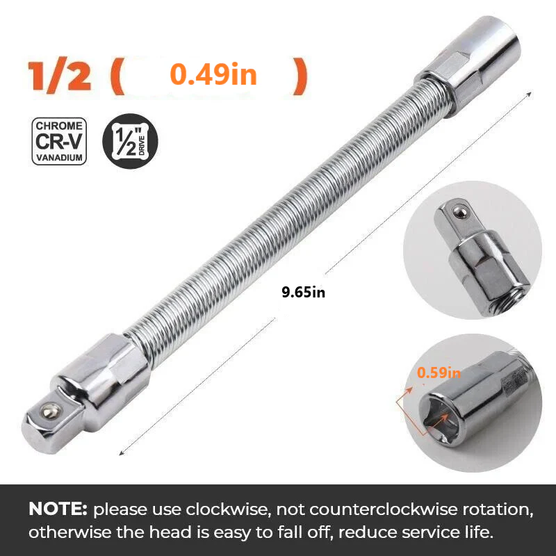 Electric Wrench Socket Universal Extension Rrod - Image 7