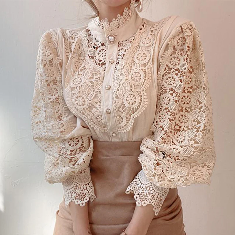 Elegant Lace Cutout Top - Image 6