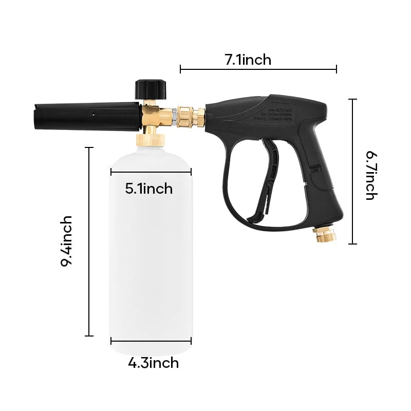 Enhance Your Car Washing Experience -  Foam Cannon Dual Connector Accessory - Image 13