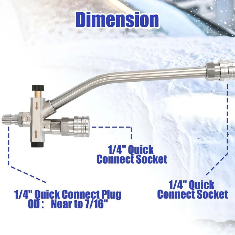 Enhance Your Car Washing Experience -  Foam Cannon Dual Connector Accessory - Image 18