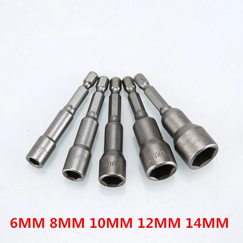 Extra Deep Hex Bit Socket Bolt Nut Driver Bit Set - Image 10