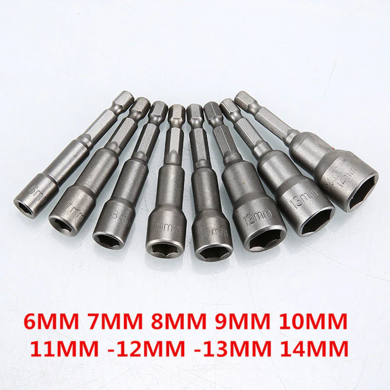 Extra Deep Hex Bit Socket Bolt Nut Driver Bit Set - Image 11