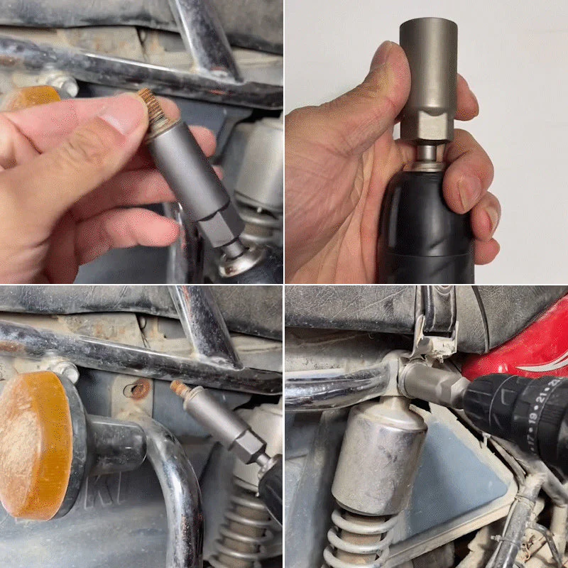 Extra Deep Hex Bit Socket Bolt Nut Driver Bit Set - Image 7