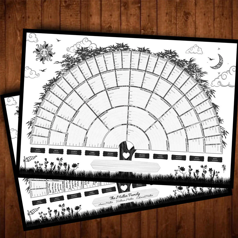 Family Tree Genealogy Diagram - Image 4
