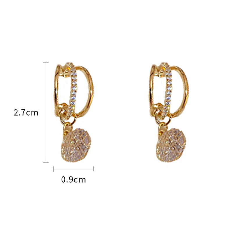 Fashion Diamond Crown Earrings - Image 10