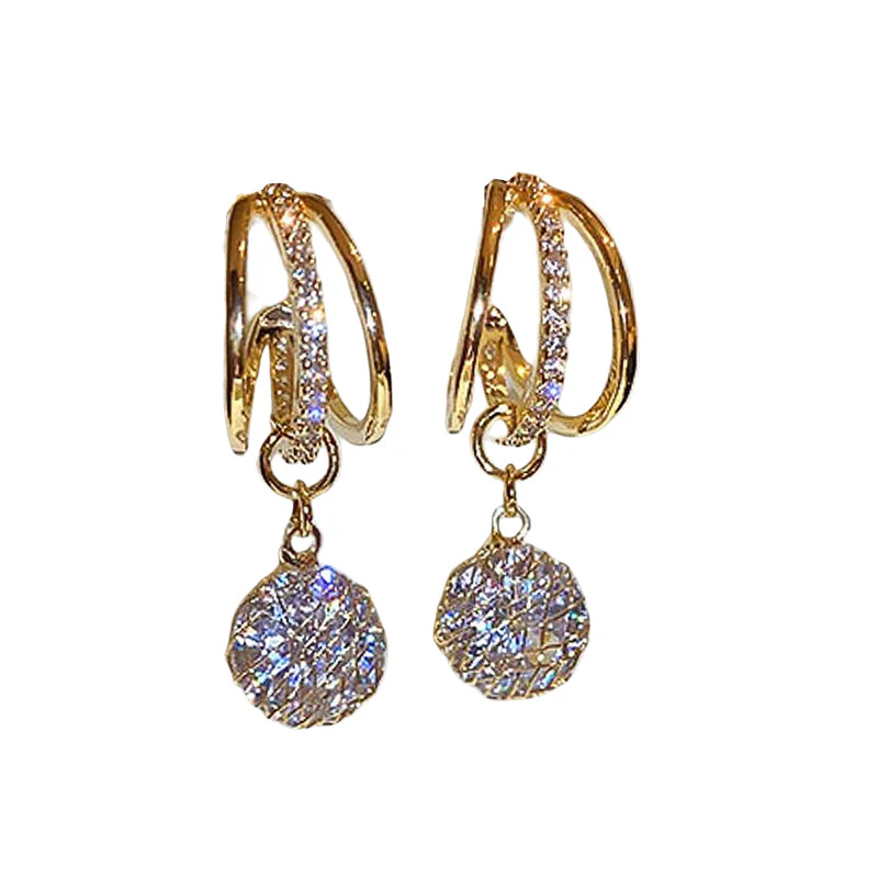 Fashion Diamond Crown Earrings - Image 9