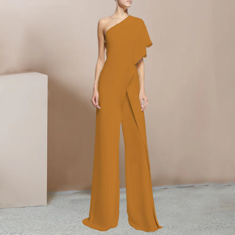 Fashion One Shoulder Jumpsuit - Image 11