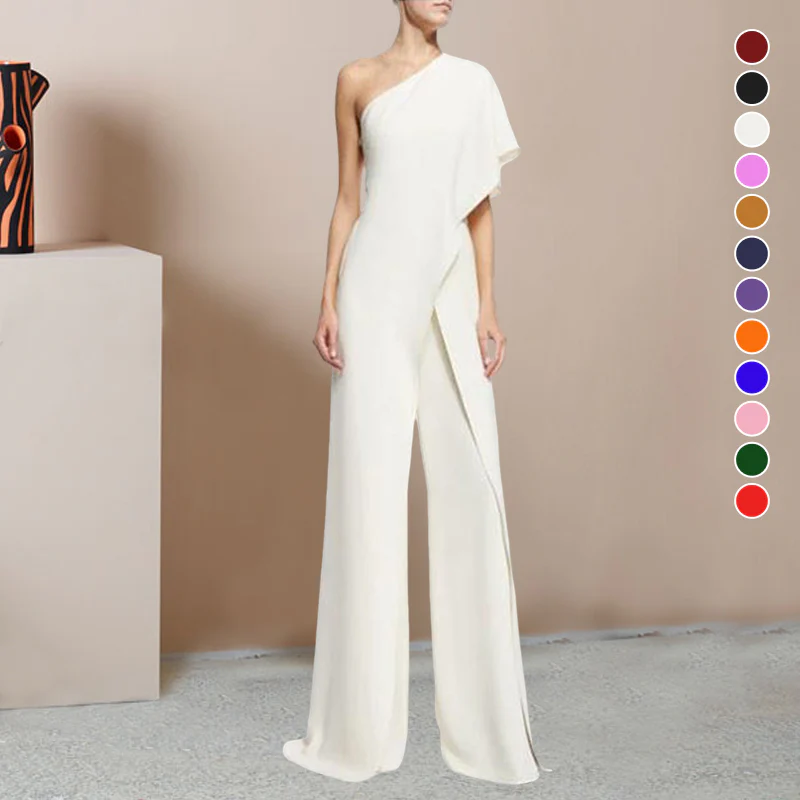 Fashion One Shoulder Jumpsuit - Image 2