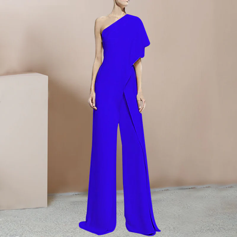 Fashion One Shoulder Jumpsuit - Image 4