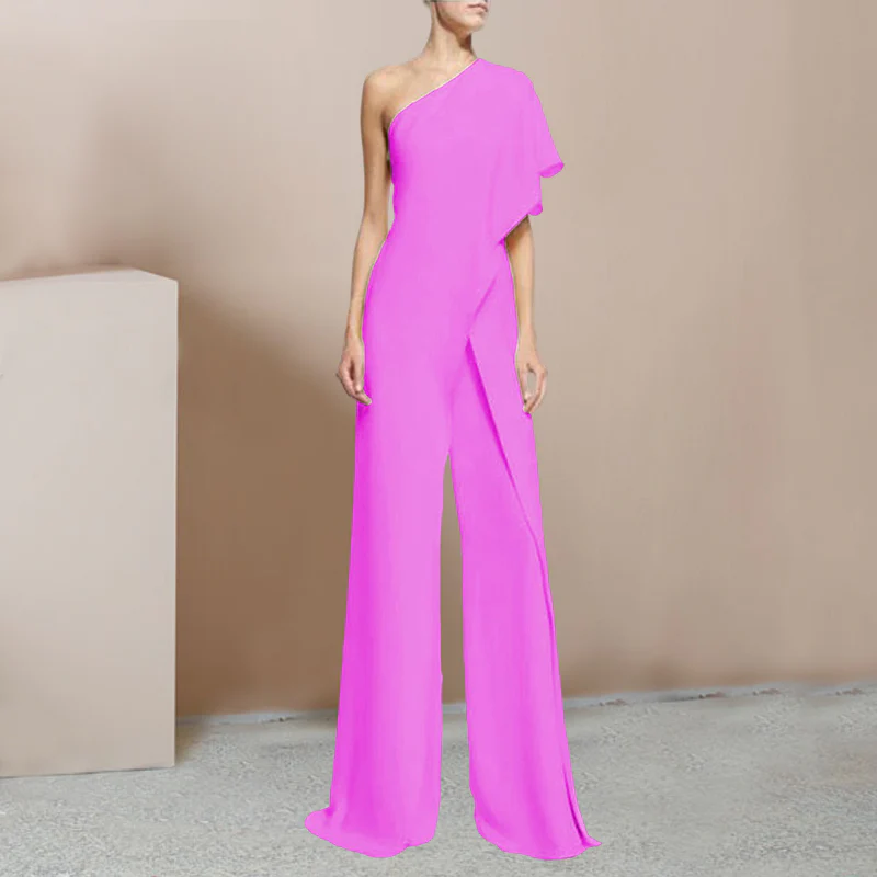 Fashion One Shoulder Jumpsuit - Image 8