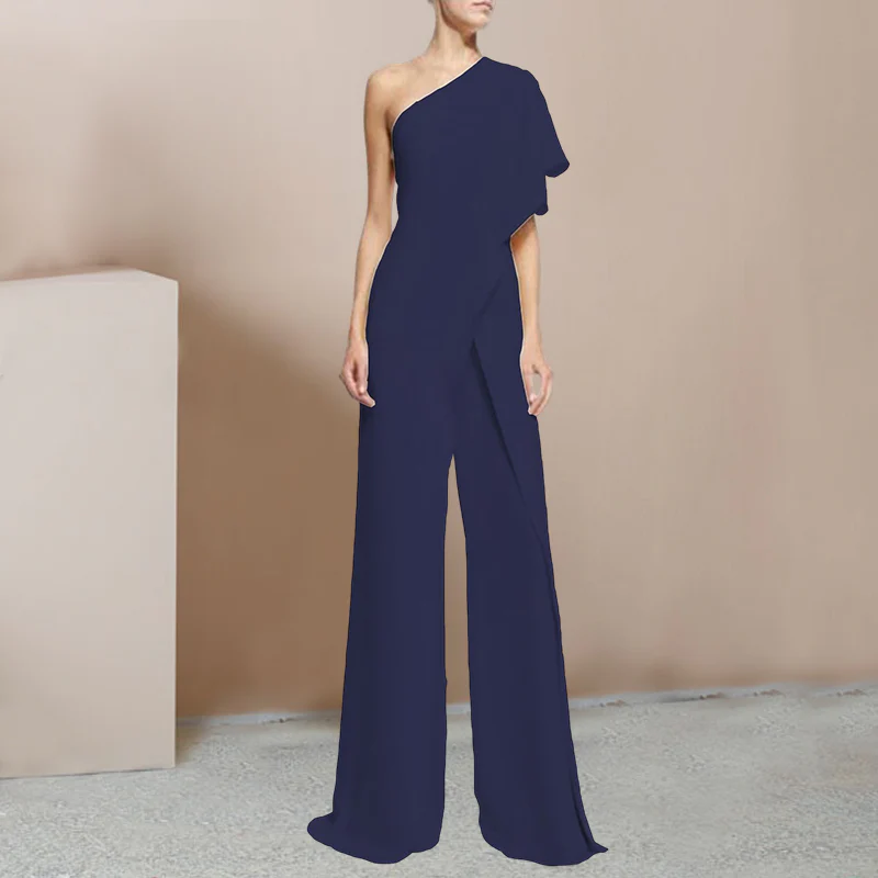 Fashion One Shoulder Jumpsuit - Image 9