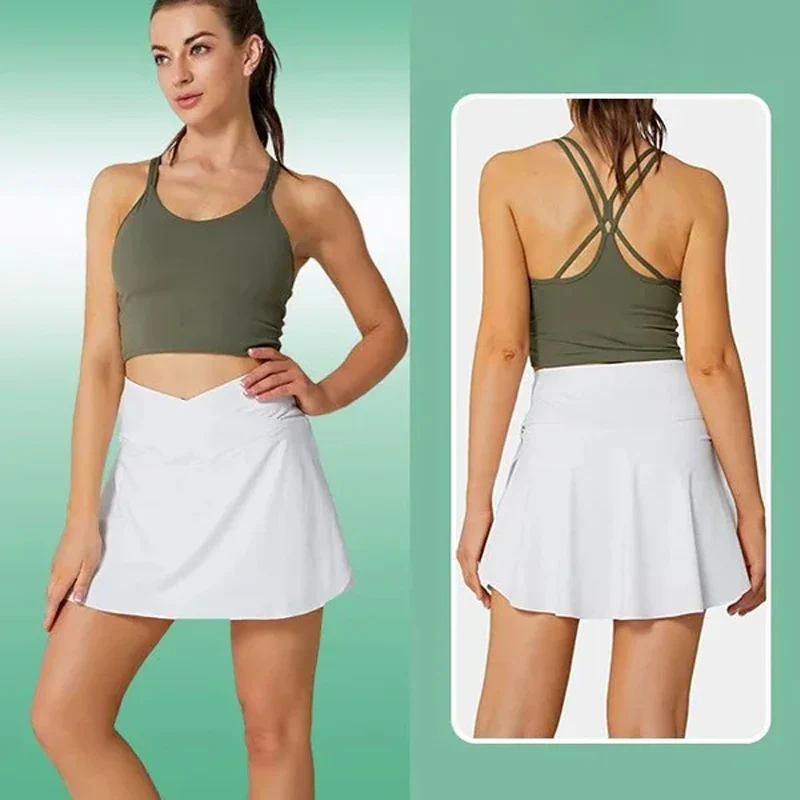 Fashion Women’s Quick-Dry Tennis Pant-Skirts with Pockets - Image 4