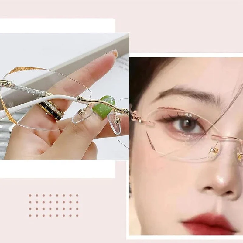 Fashionable Anti-blue Light Rimless Reading Glasses - Image 7