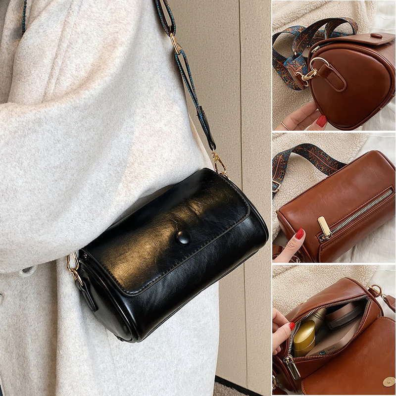 Female Retro Cylinder Bag - Image 2