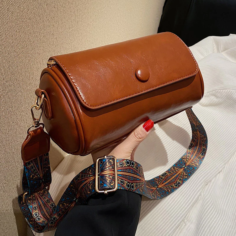 Female Retro Cylinder Bag - Image 7