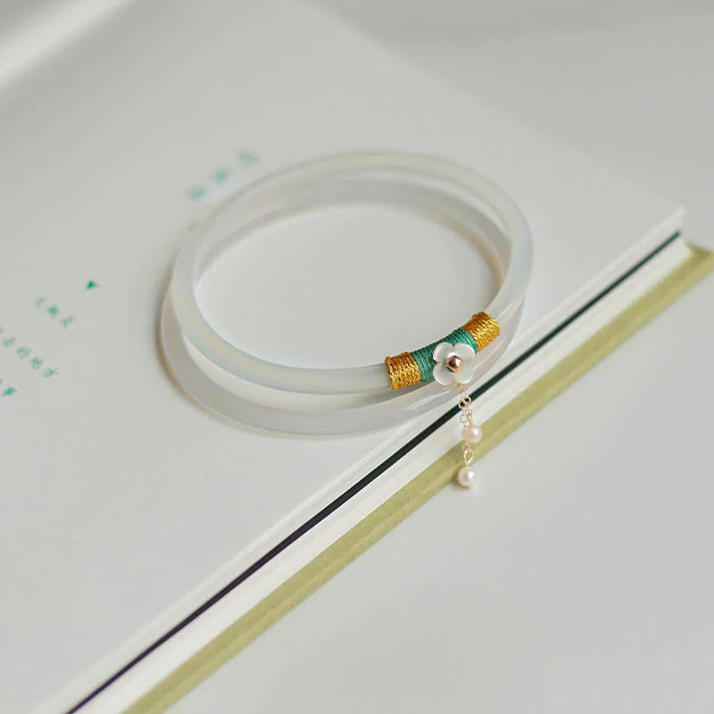 Fine Jade Bangle Bracelets - Image 12