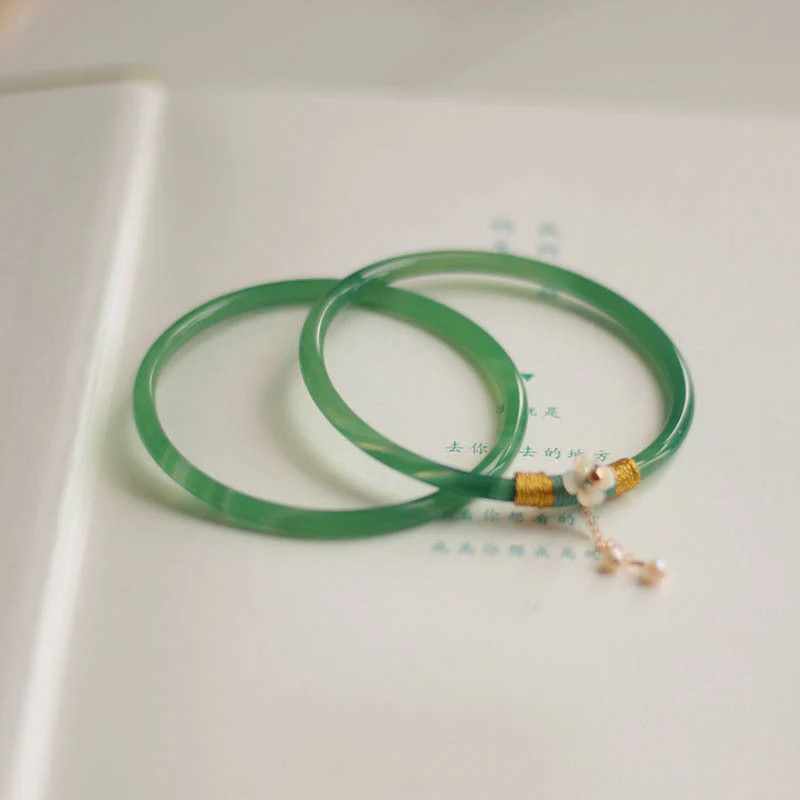 Fine Jade Bangle Bracelets - Image 13