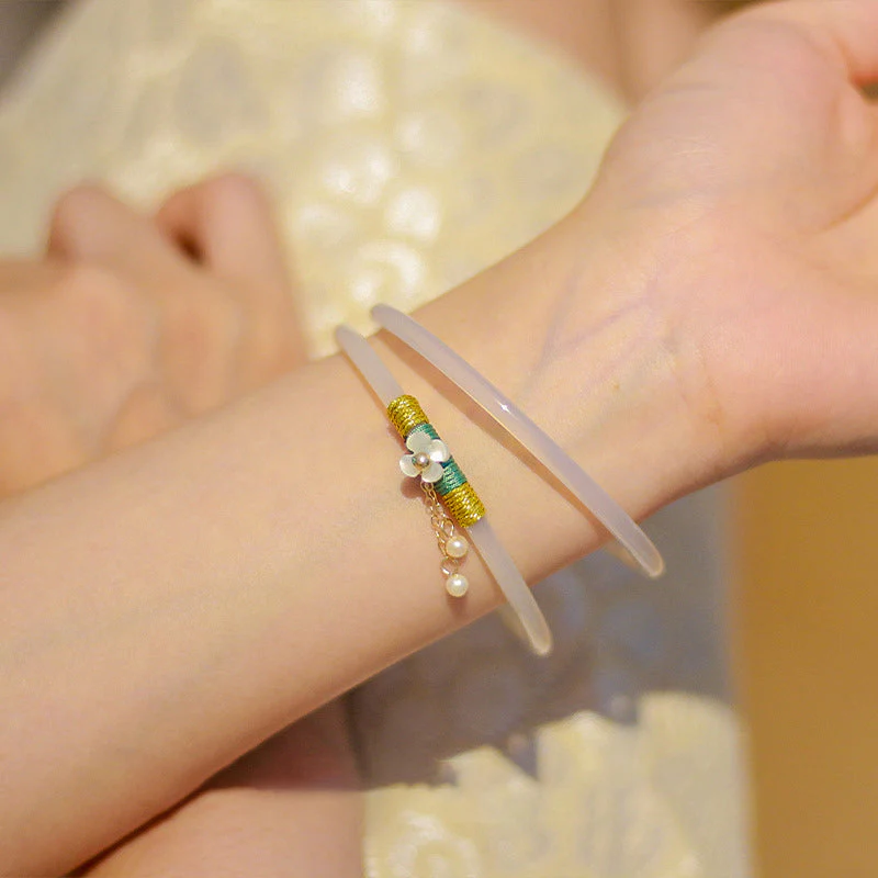Fine Jade Bangle Bracelets - Image 3