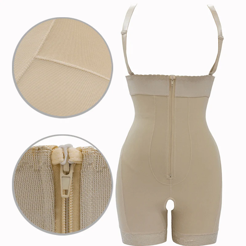 Firm Tummy Compression Bodysuit Shaper with Butt Lifter - Image 8