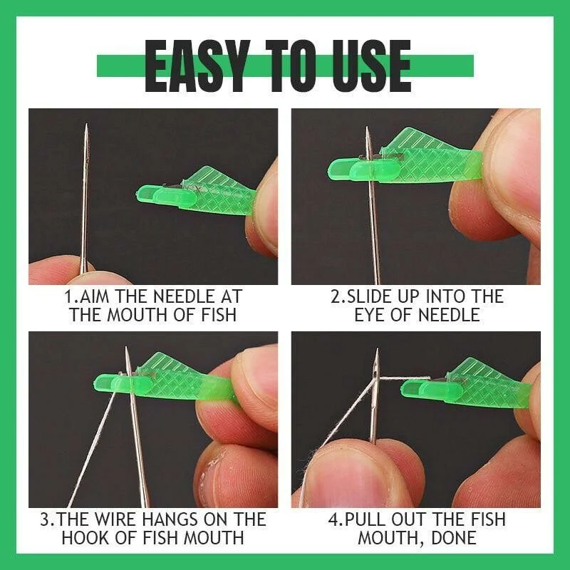 Fish Type Sewing Machine Needle Threader - Image 3