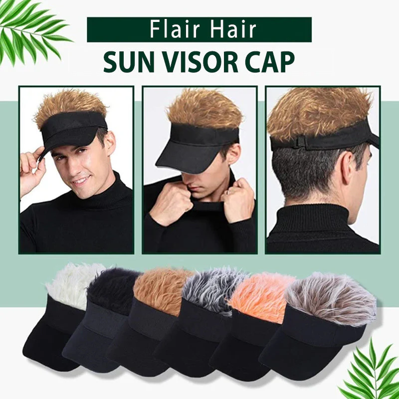 Flair Hair Sun Visor Cap - Image 2