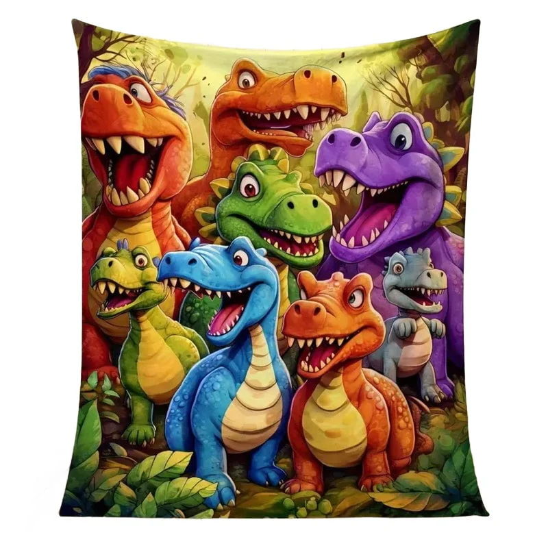 Flannel Dinosaur Nap Blanket🦖 - Image 11
