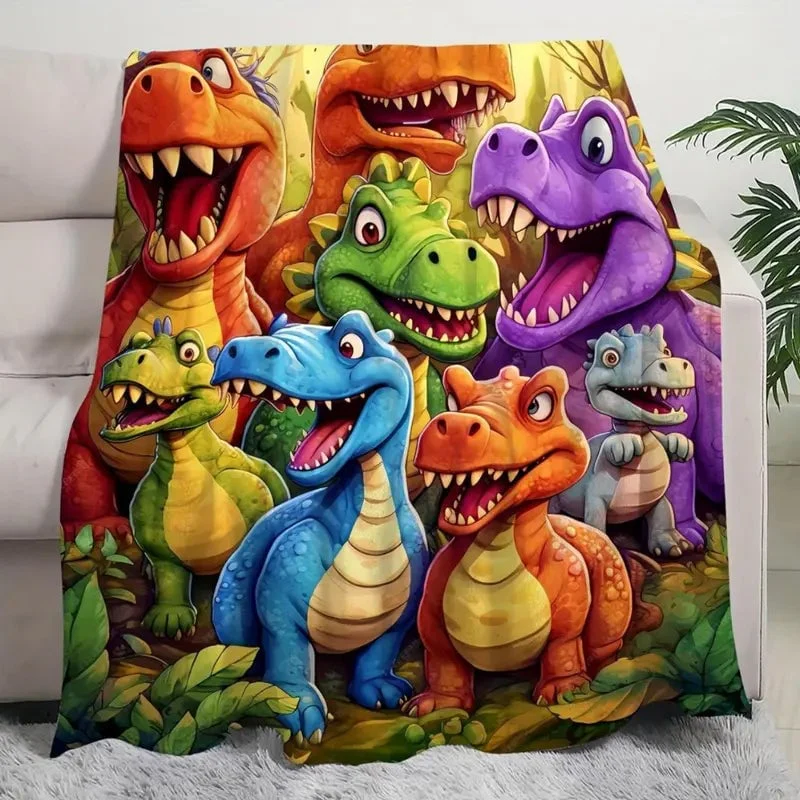 Flannel Dinosaur Nap Blanket🦖 - Image 4