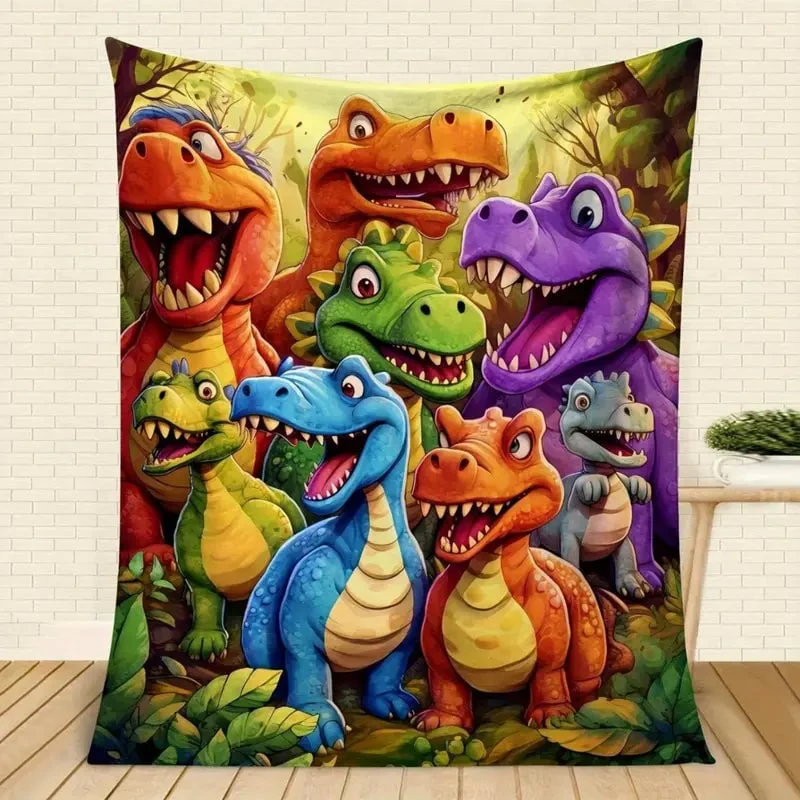 Flannel Dinosaur Nap Blanket🦖 - Image 7