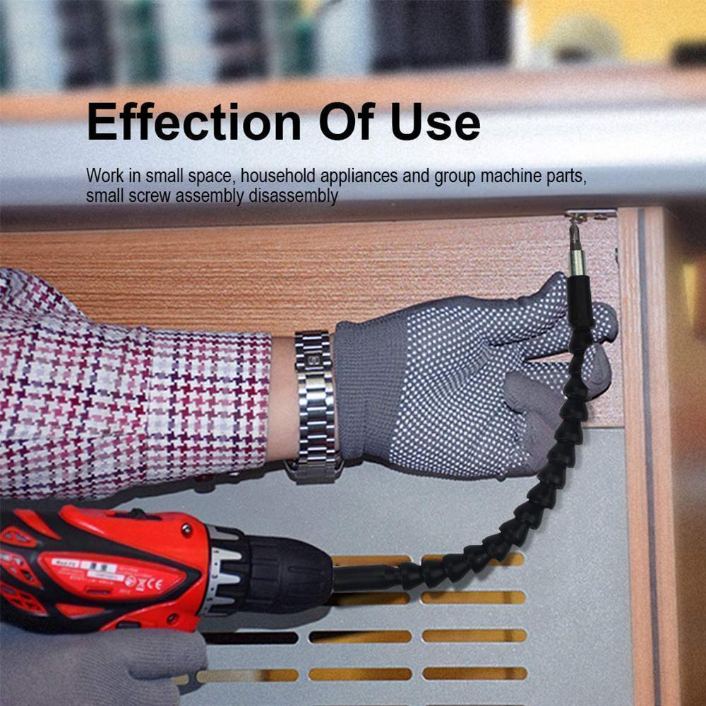 Flexible Drill Bit Extension with Screw Drill Bit Holder - Image 2