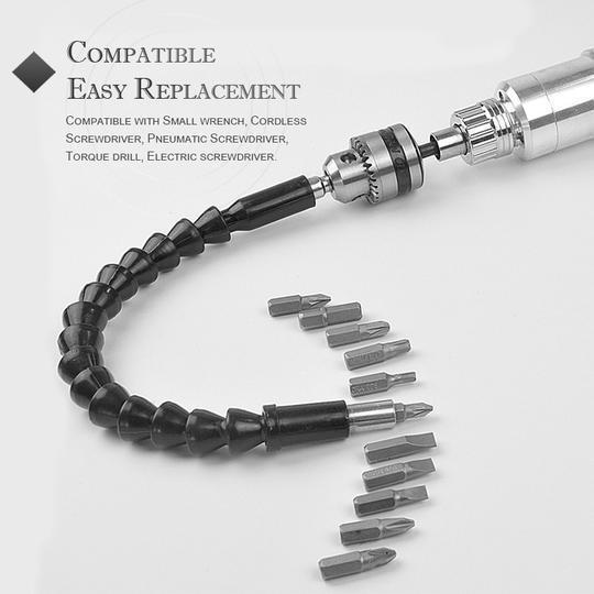 Flexible Drill Bit Extension with Screw Drill Bit Holder - Image 3